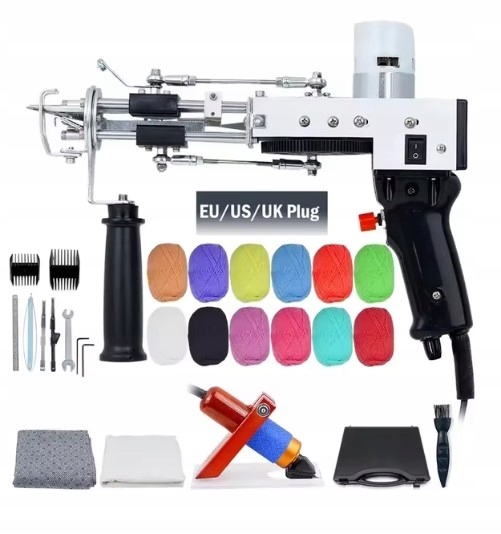 Elektrická pistole tuftovací stroj na koberce Typ- black set 2