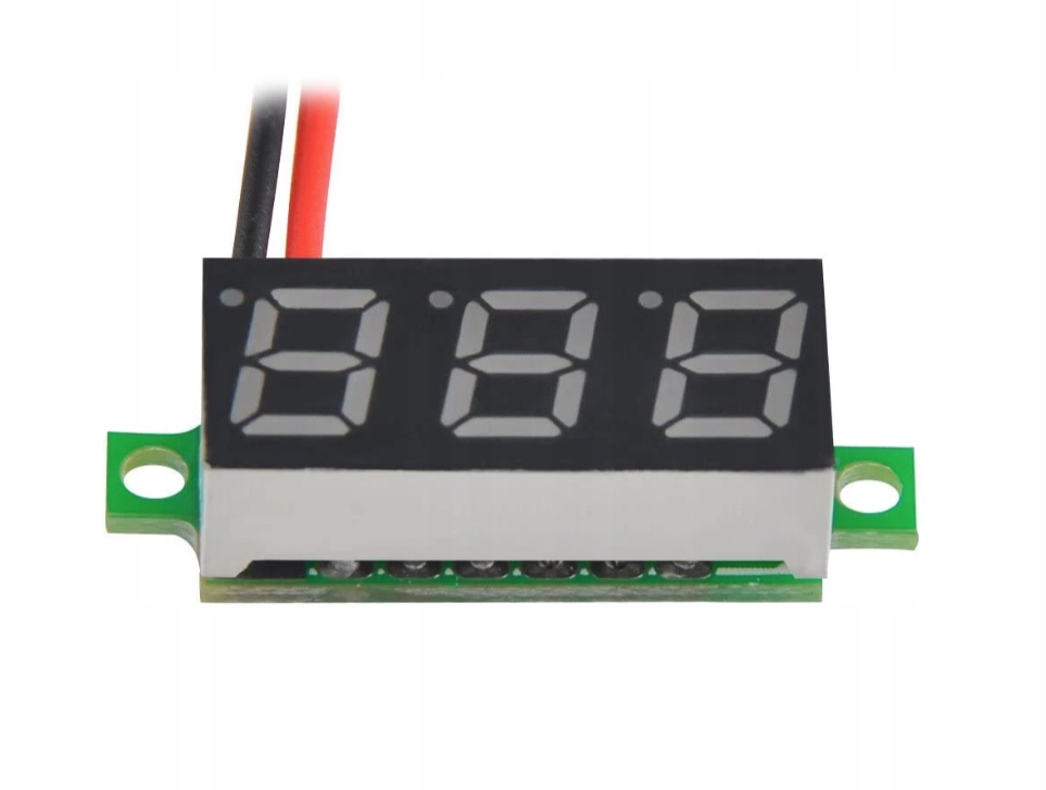 Woltomierz miernik napięcia DC 2,5-30V wyświetlacz LED / 0061 Model 2,5-30V LED czerwony
