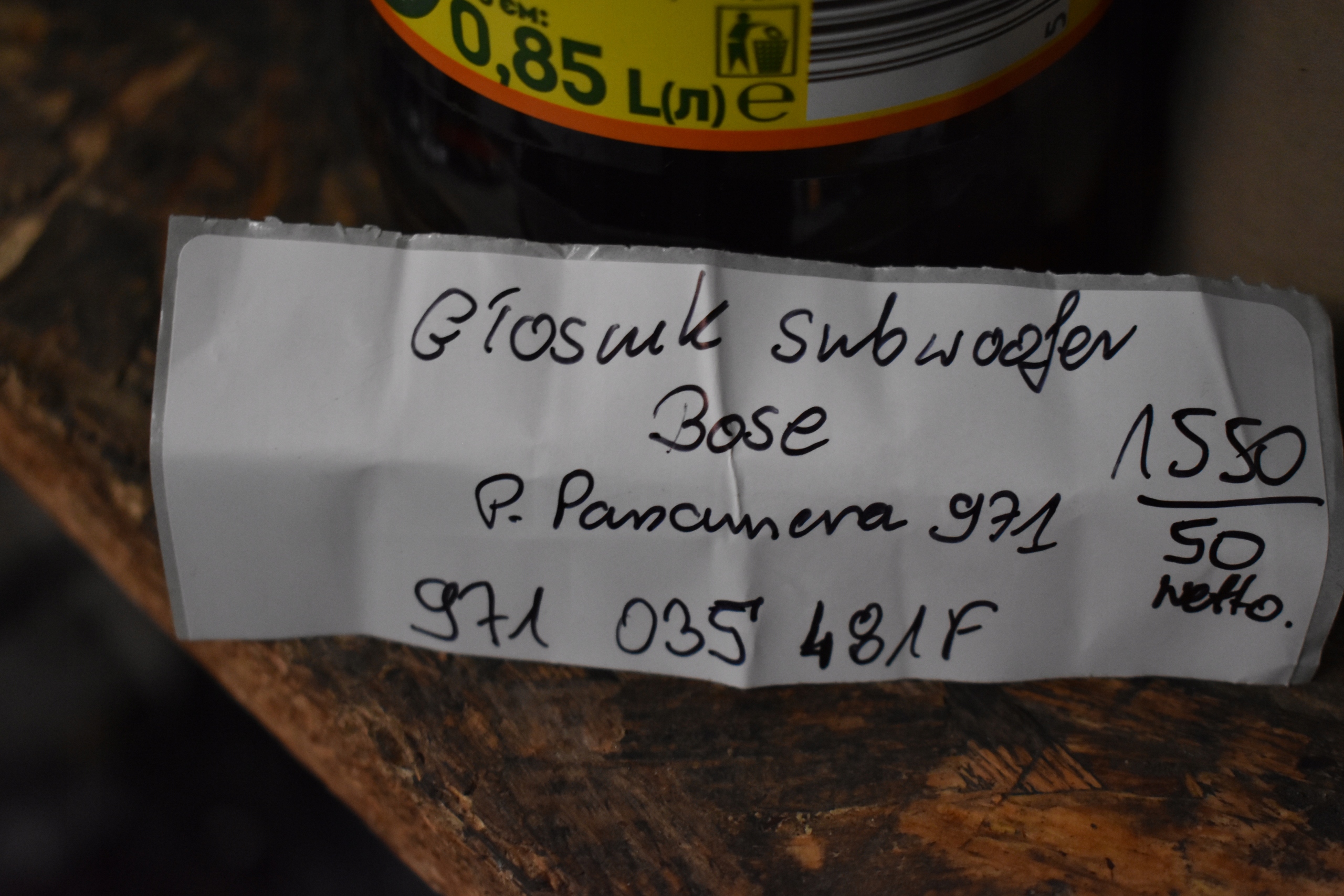 IDEALNY KPL. speaker SUBWOOFER BOSE PORSCHE PANAMERA 971 1