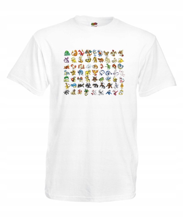 

XXL Koszulka Męska Pokemon Go Pikachu Pokeball
