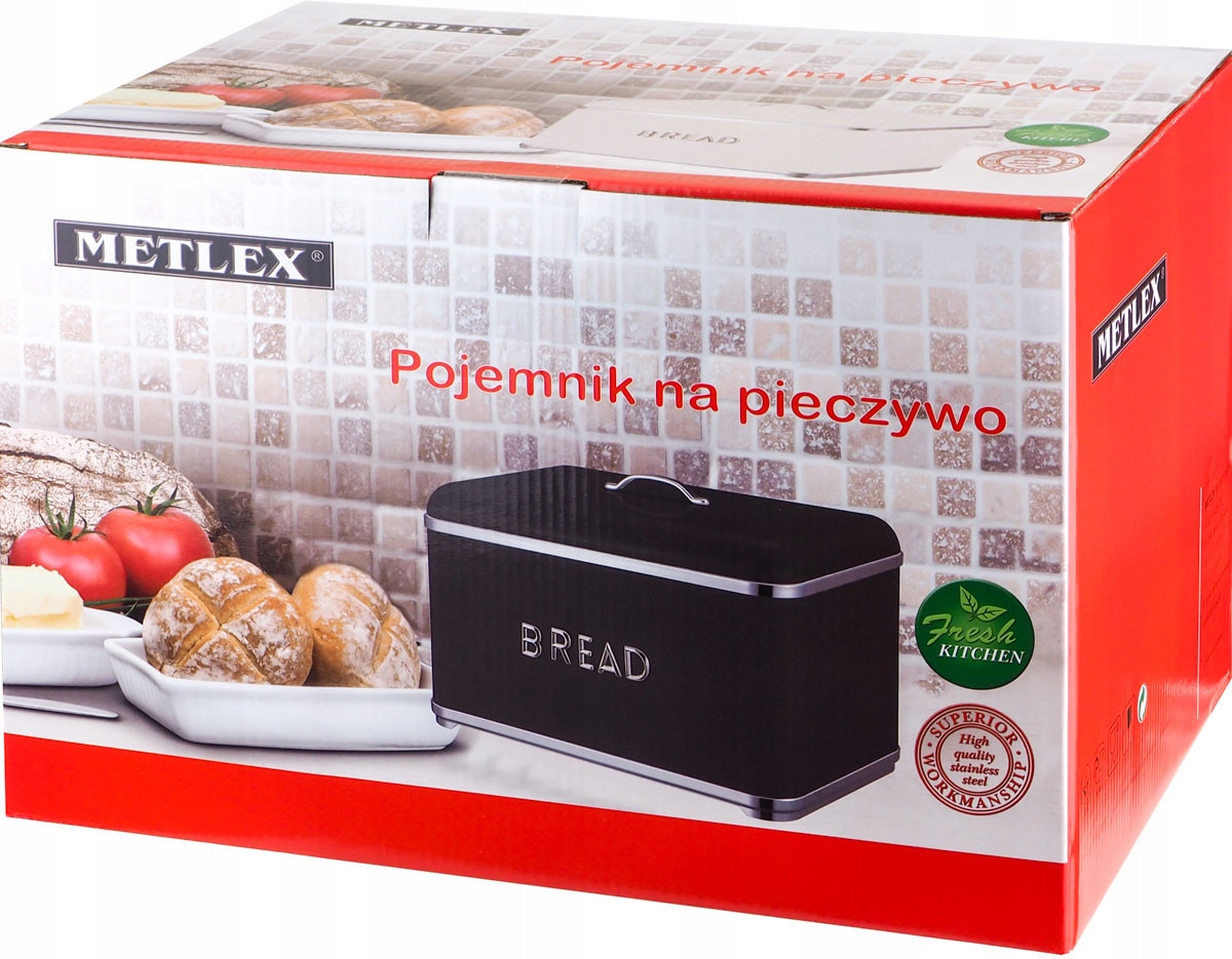 CHLEBAK POJEMNIK PIECZYWO CHLEB BUŁKI KREMOWY DUŻY Rodzaj jednoczęściowy