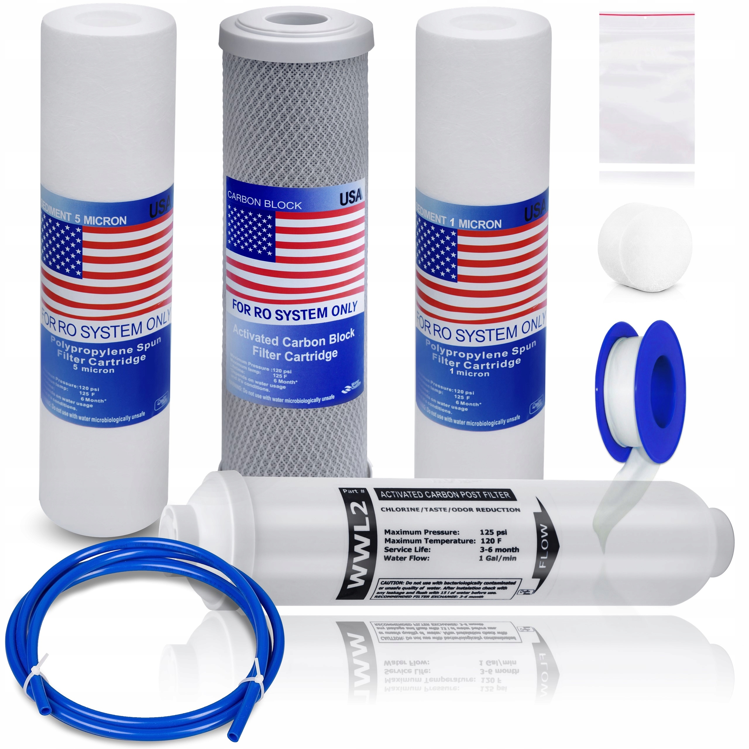 

Osmoza Zestaw Wkładów Do Filtra RO5 Filtry Wody Ro