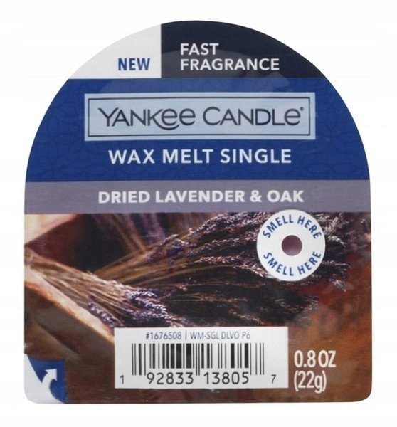 

Yankee Candle Wax Wosk Dried Lavender Oak 22g