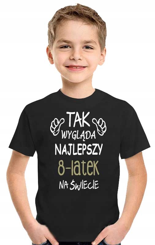 

Koszulka Urodzinowa Dla Chłopca Na 8 Lat