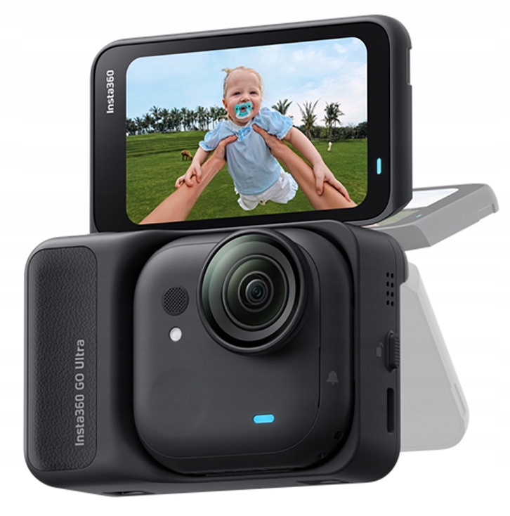 Kamera sportowa INSTA360 Go Ultra Czarny, filmy 4K 60FPS, Wi-Fi, Bluetooth
