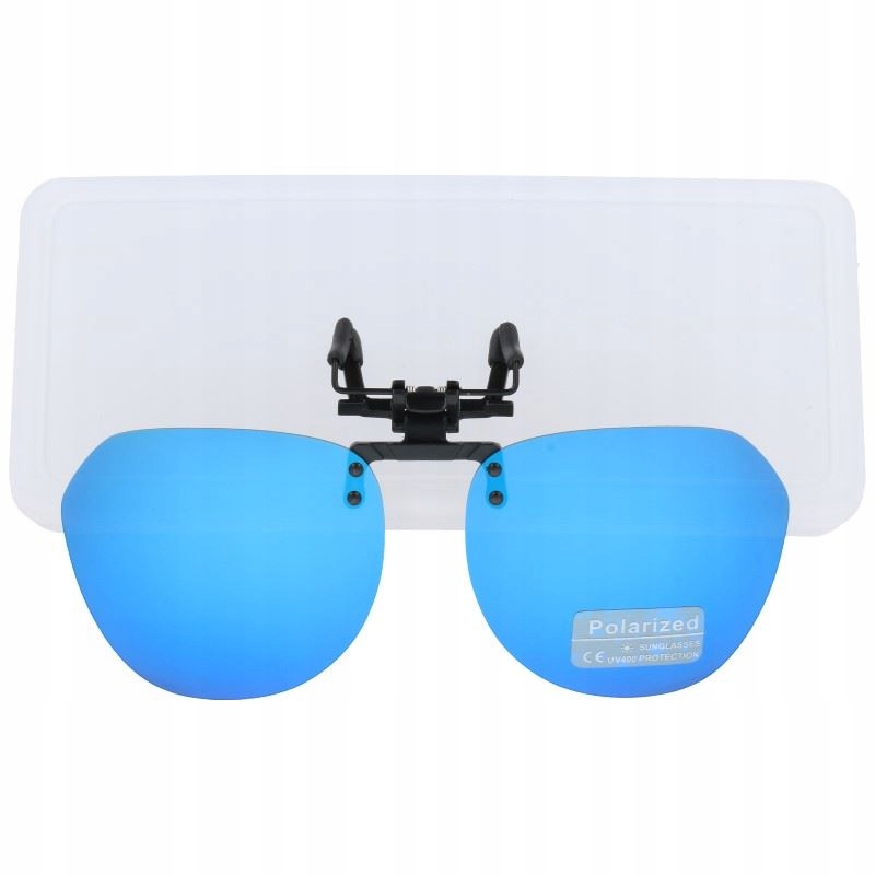 NAKŁADKI POLARYZACJA NA OKULARY KOREKCYJNE LUSTRA Fason pilotki (aviatory)