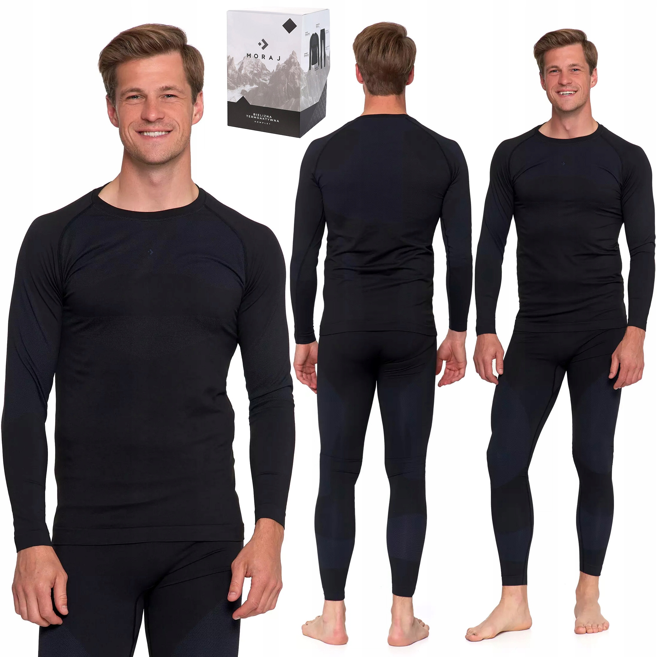 Pánské termoaktivní prádlo, termální set triko spodky Moraj XL