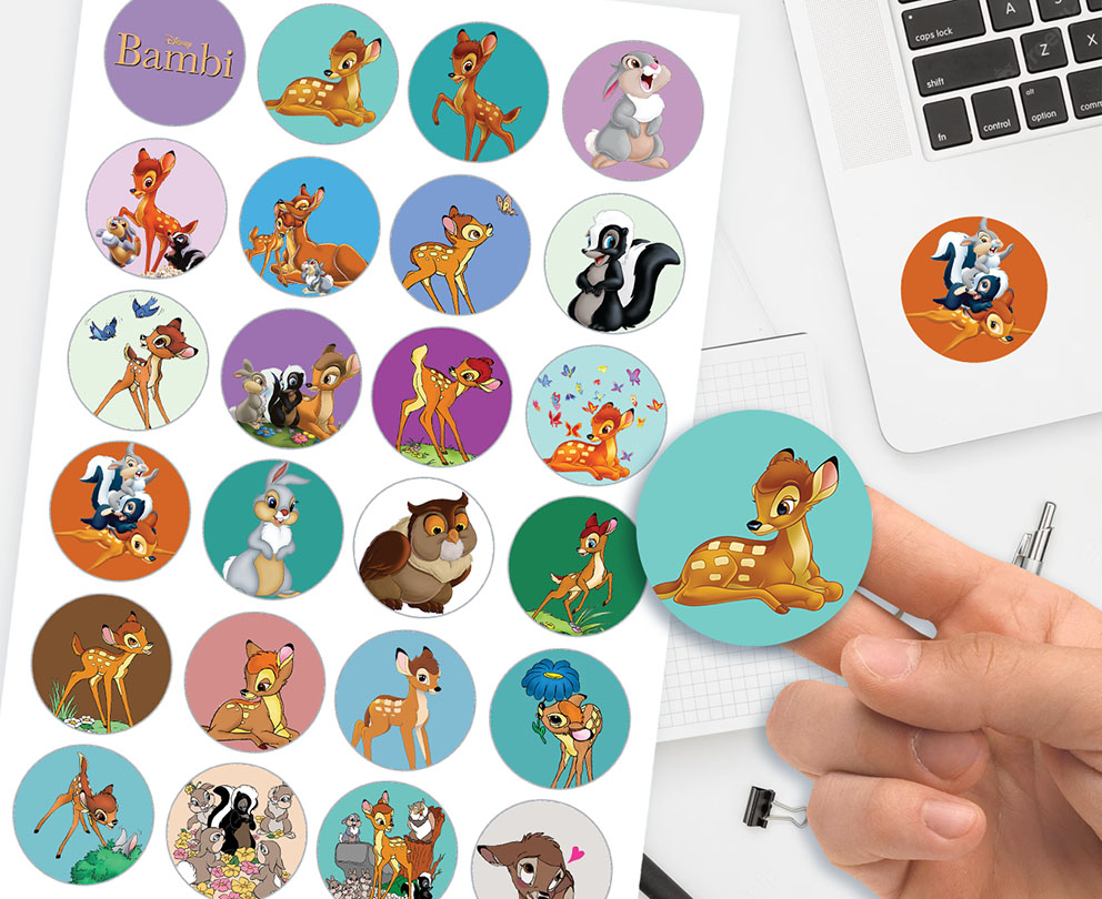 ZESTAW NAKLEJKI + TATUAŻE DLA DZIECI DZIECIĘCE BAMBI JAKOŚĆ Marka inny