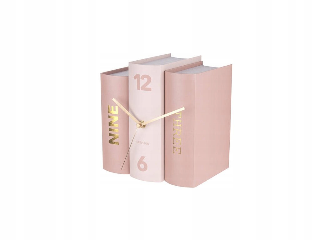 Hodiny ve tvaru knihy Book, 20 x 20 x 15 cm