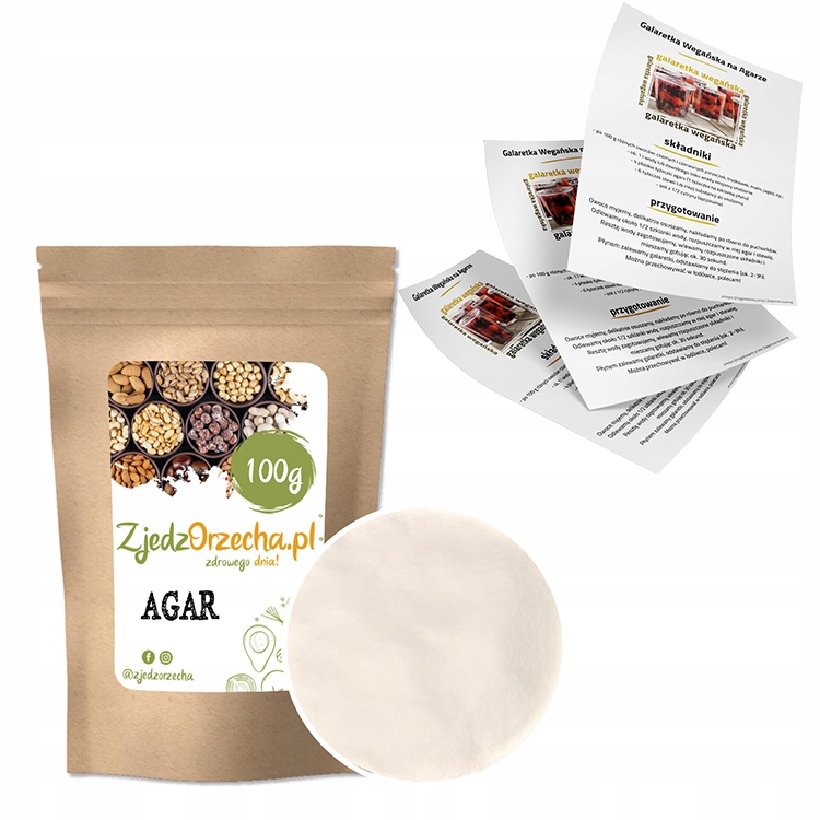 Levně Agar Veganská Želatina Recept 10 kg 10000 g