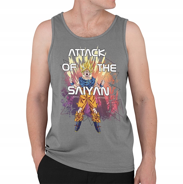 TANK TOP DRAGONBALL ATTACK OF THE SAIYAN
