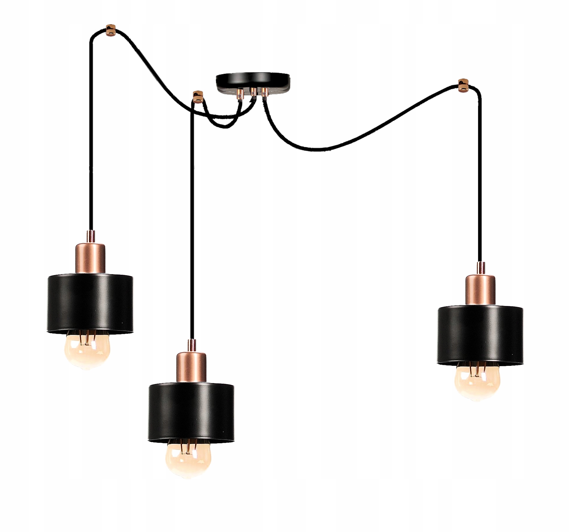 Závěsná stropní lampa Loft Edison Spyder Industrial Edison Led E27
