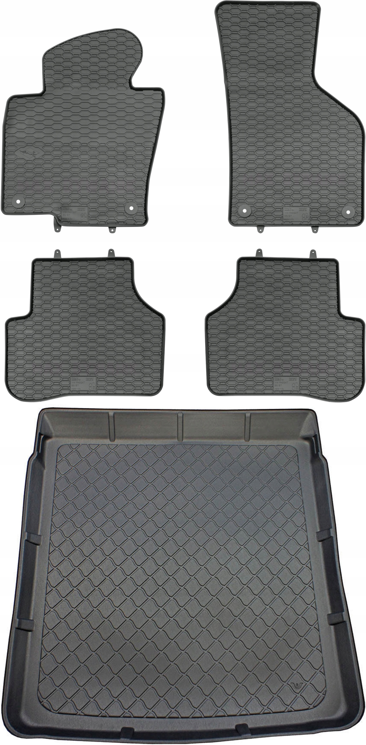 Volkswagen Passat CC Cp 2008-2016 Koberce s rohožou