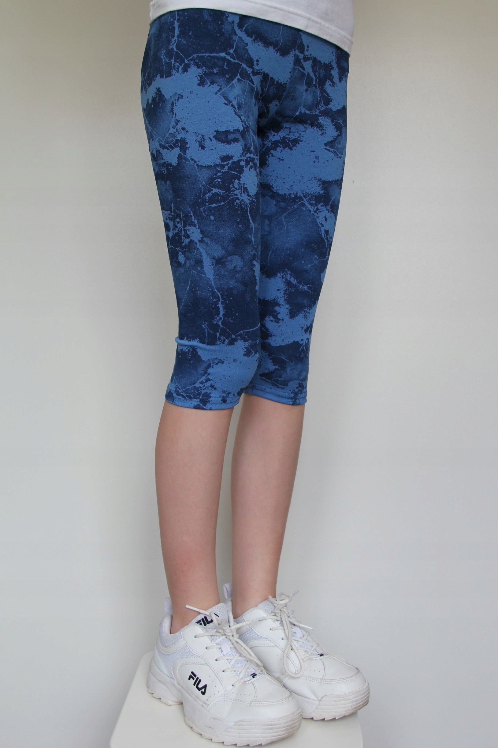 Leginsy 3/4 Getry Rybaczki Nadruki r.116 R.128-158