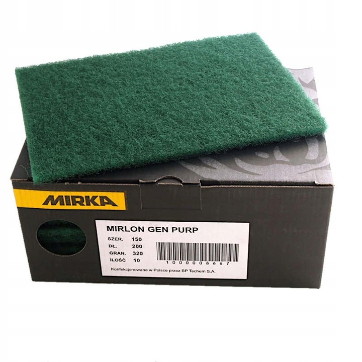 MIRKA WŁÓKNINA ŚCIERNA ZIELONA GRADACJA 320 2 SZT
