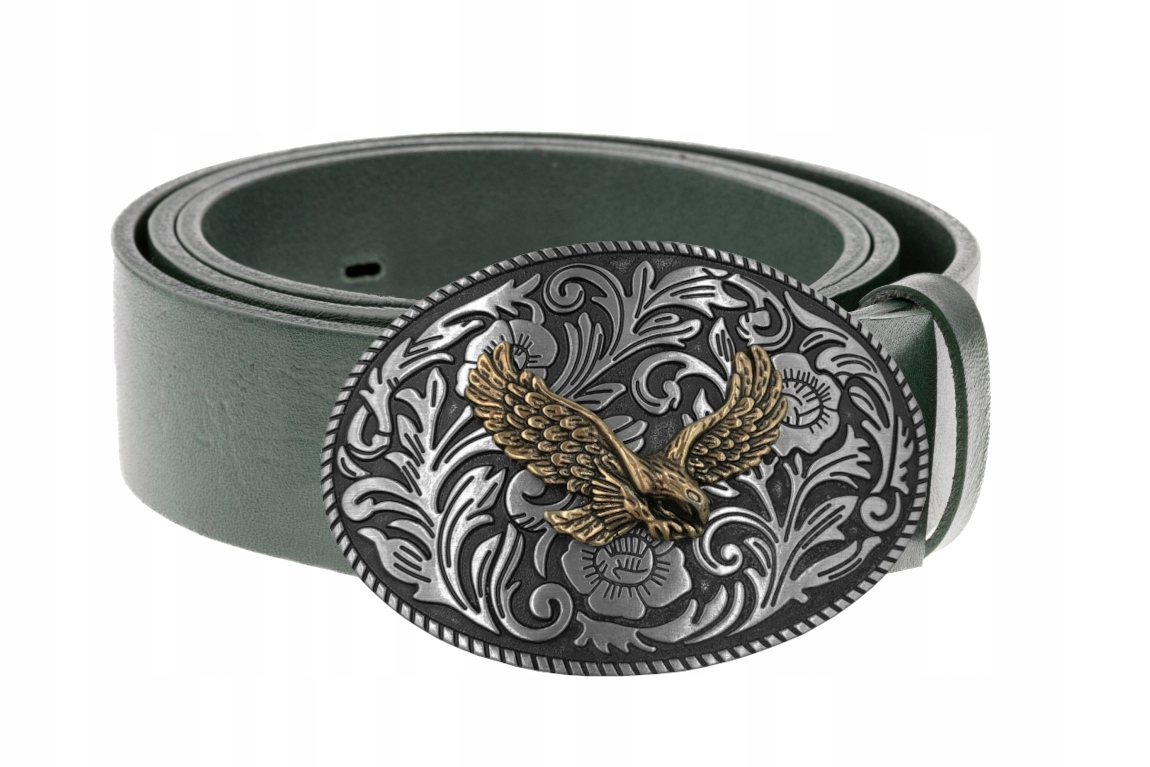 Kožený opasek Bór Hunter Forest Eagle Brown-110