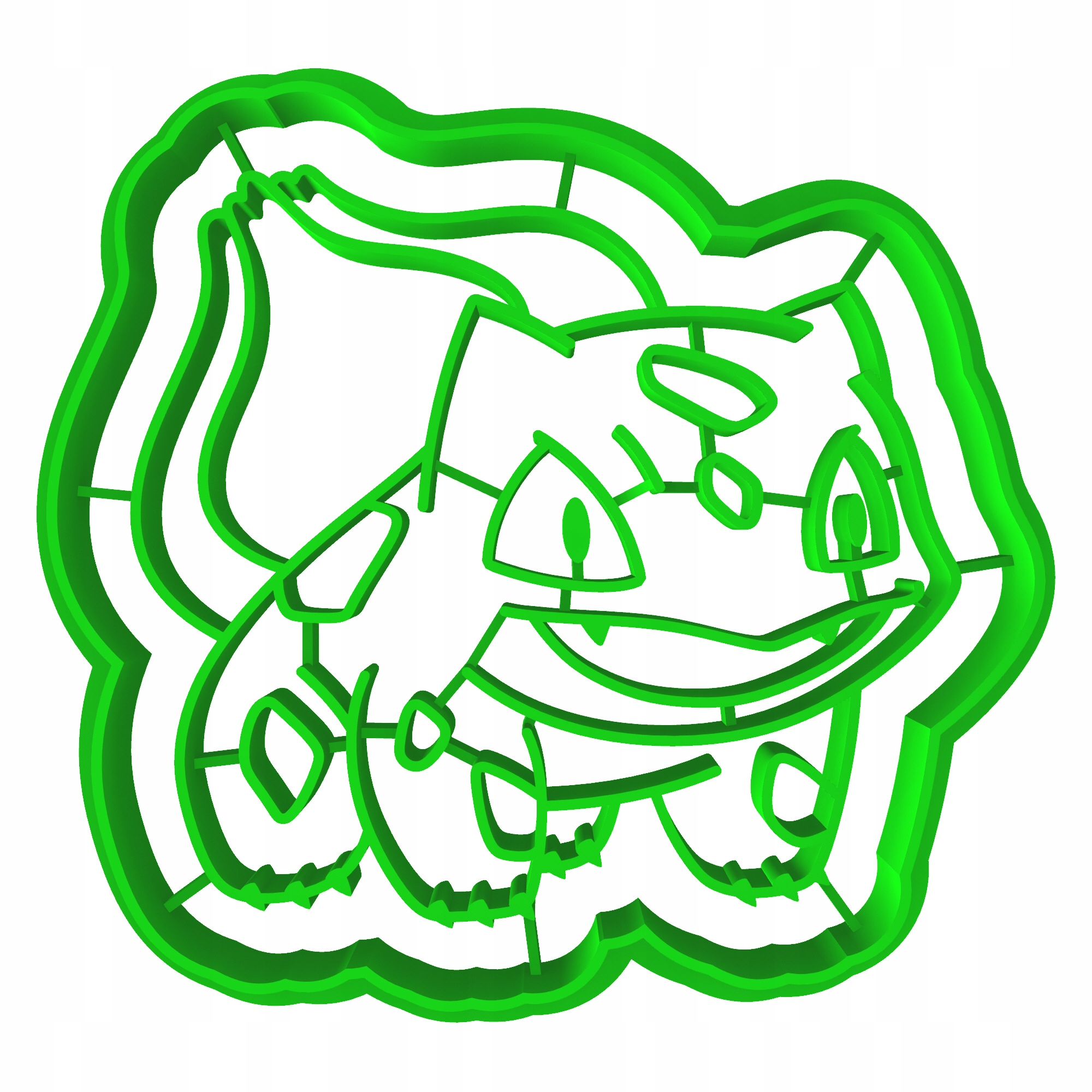 

Foremka Wykrawacz ciastek Pokemon Bulbasaur 1 8cm