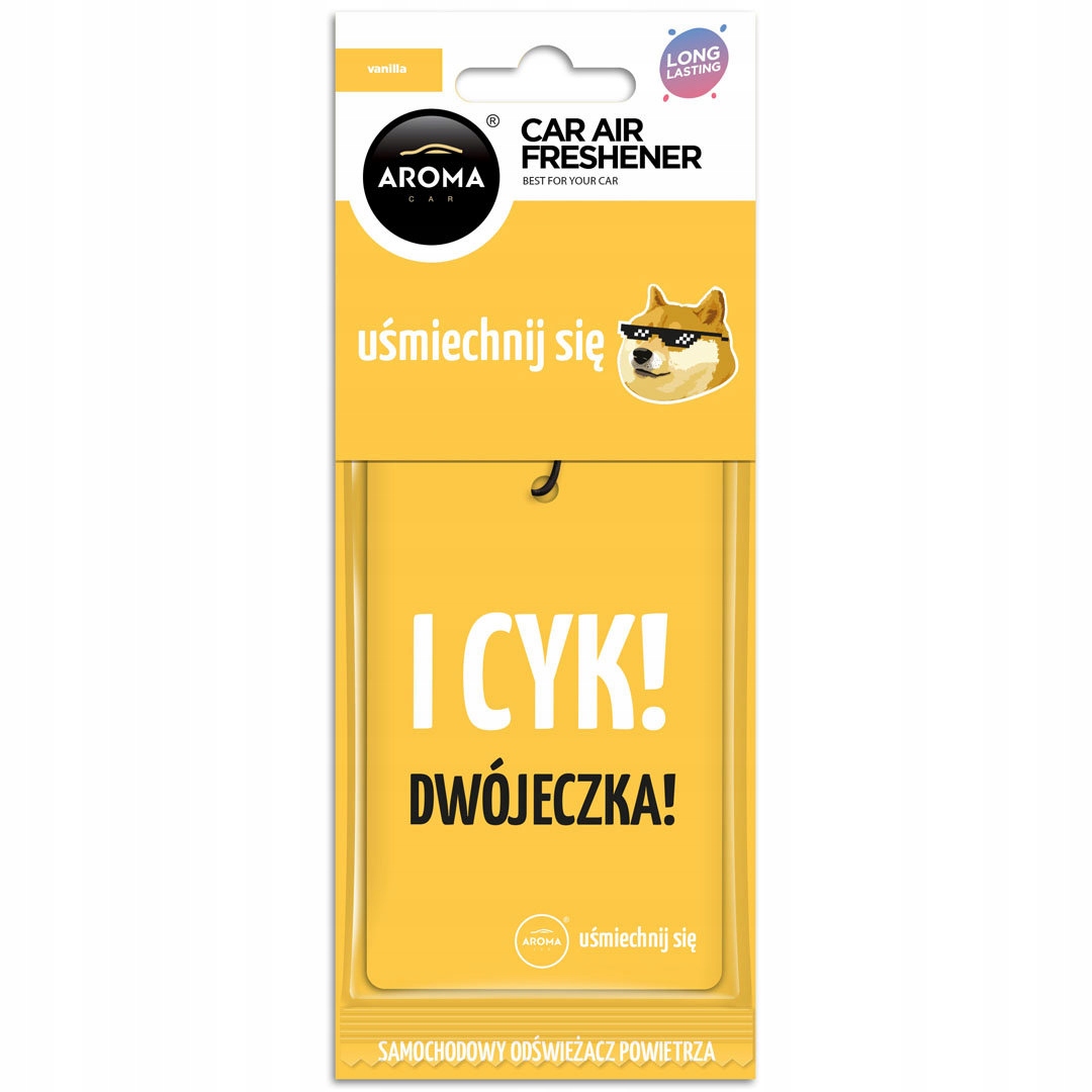 

Odświeżacz Powietrza Zapach Aroma Car Lets Smile