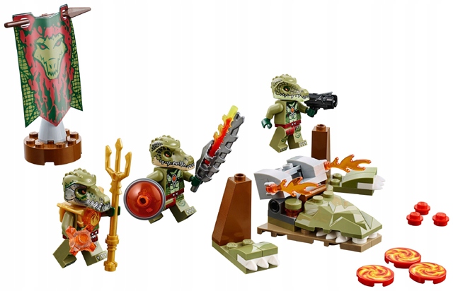 LEGO Chima 70231 Plemię krokodyli używane