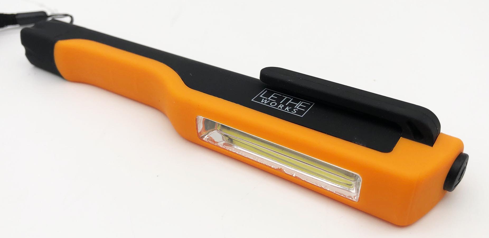 

Latarka Led mini latarka Cob 3W 17 cm pomarańcz