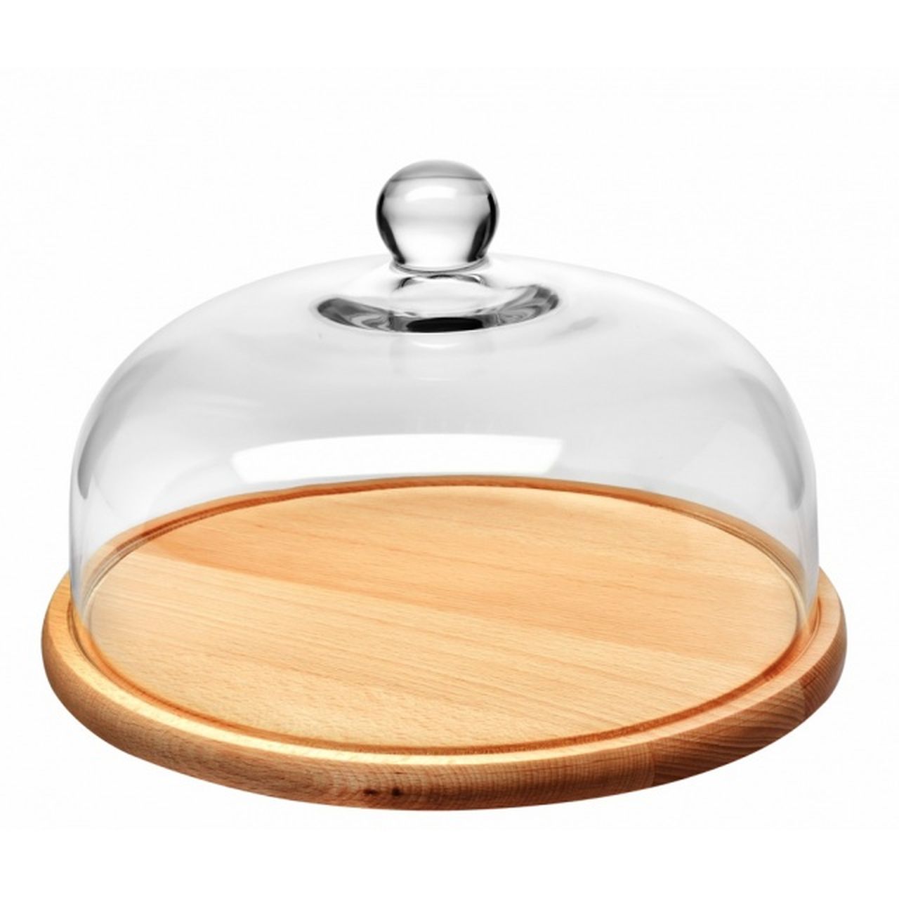 Klosz z drewnianą (bukową) deską Krosno Home & Deco 28,5 cm