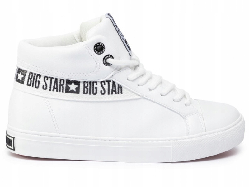 Boty Tenisky bílé Big Star EE274356 vysoké plné 38