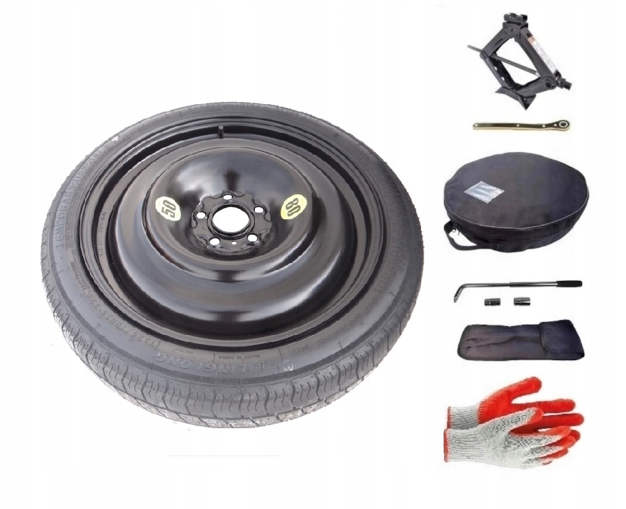 

Koło dojazdowe Volvo S60 III 125/80R18 Zestaw