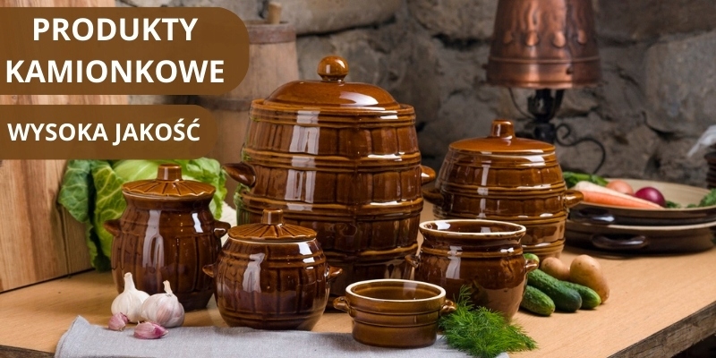 BECZKA DO KISZENIA OGÓRKI KAPUSTE WARZYWA HERMETYCZNA GARNEK KAMIONKA 12L Kolor brązowy