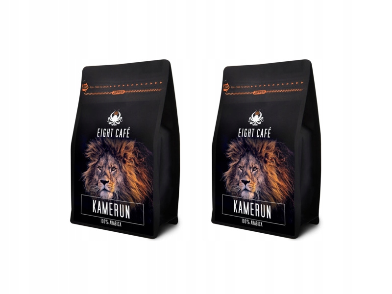 Kawa ziarnista Eight Cafe Kamerun Arabica 2 x 1kg (Rzemieślnicza)
