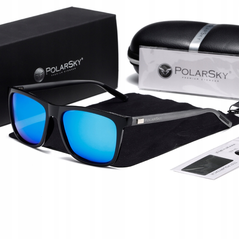 Hliníkové sluneční brýle UV400 PolarSky jsou součástí balení