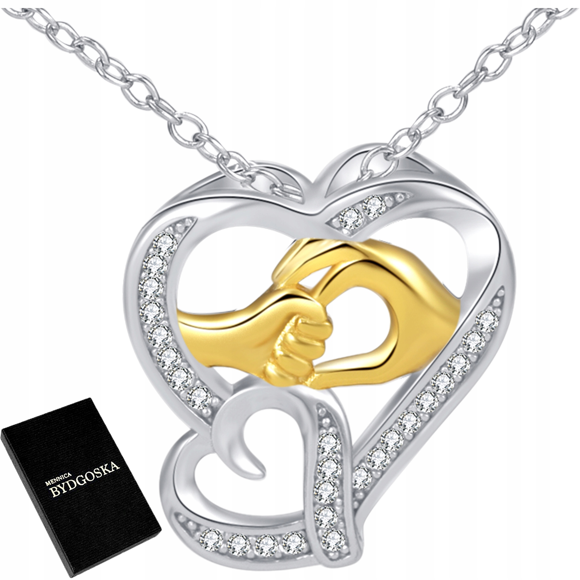 Stříbrný Náhrdelník Srdce Pro Maminku Řetízek Dámský S Přívěskem Stříbro 925