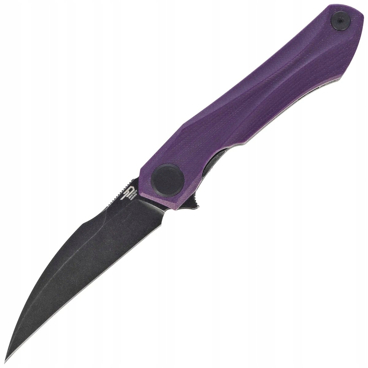 Nóż składany Bestech Ivy Purple G10, Black Stonewashed 14C28N (BG59G)
