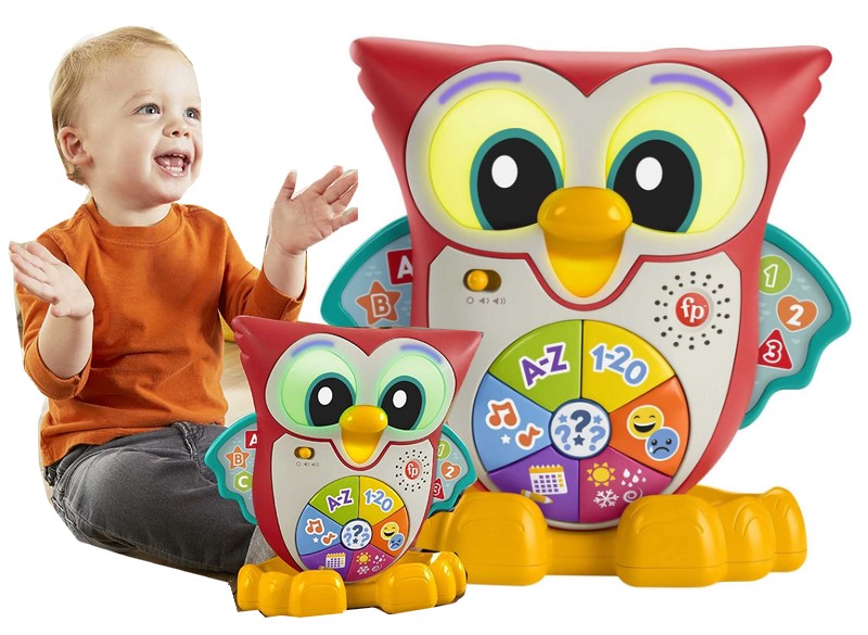 FISHER PRICE LINKIMALS interaktywna SOWA edukacyjn