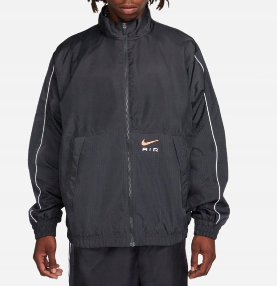 Tkaná větrová bunda Nike pánská, černá, rozepínací, FQ8811-060, vel. M