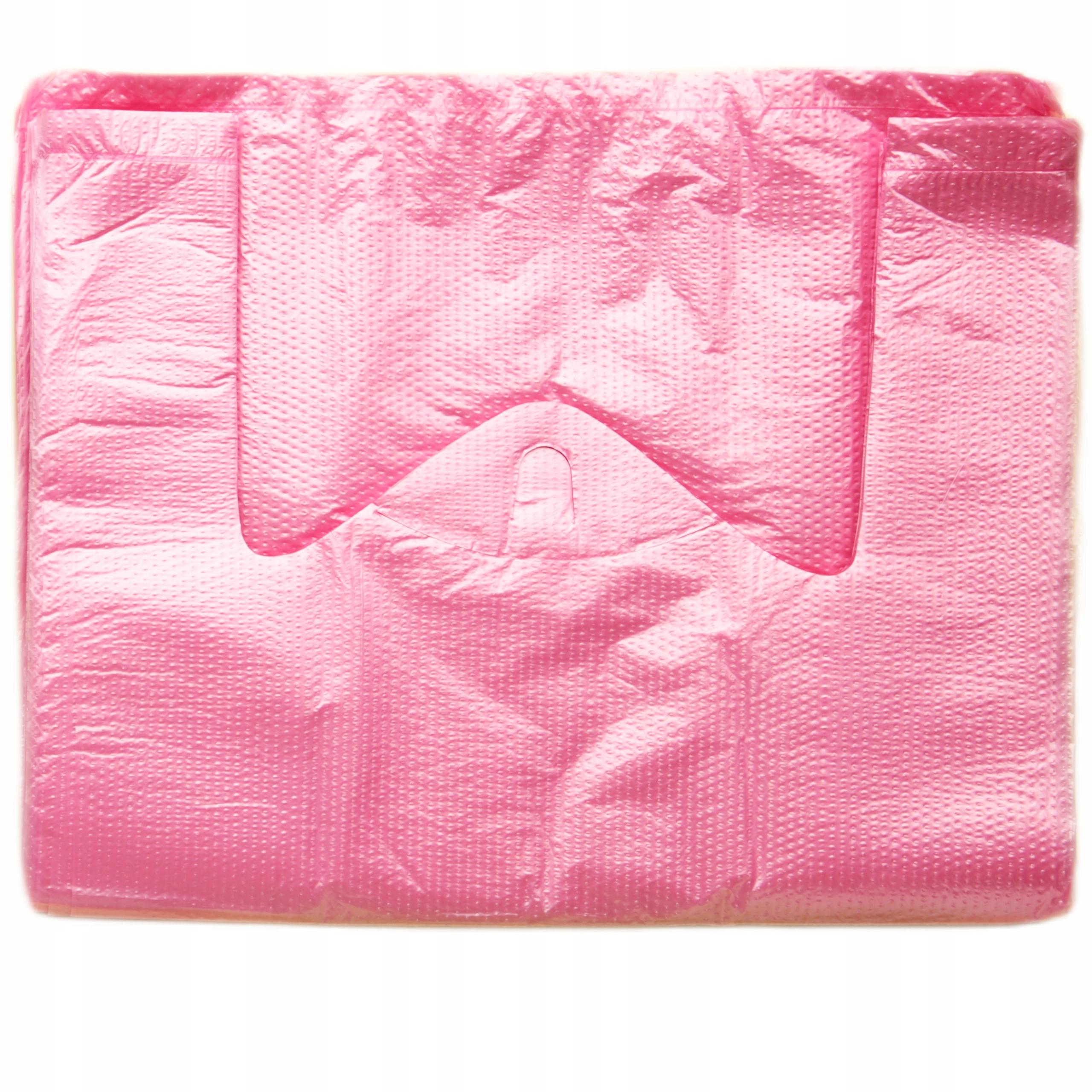 REKLAMÓWKI FOLIOWE TORBY HDPE MOCNE 30x55 cm 100 sztuk 14µ RÓŻOWE Marka inny