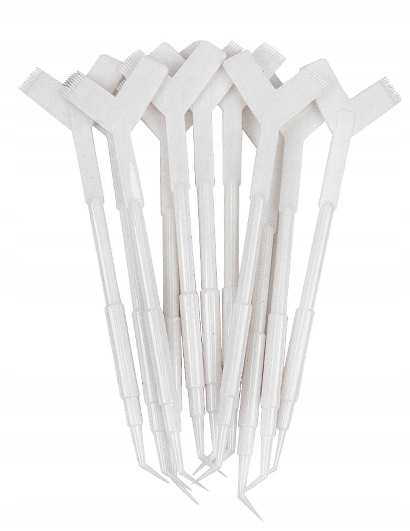 SONDA GRZEBYK Y APLIKATOR DO LIFTINGU LAMINACJI RZĘS 10 SZT BIAŁA