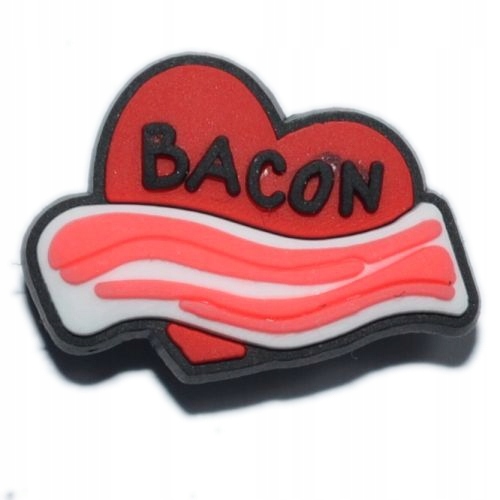 

Food - Przypinka do Crocs - Kocham bekon - 4066