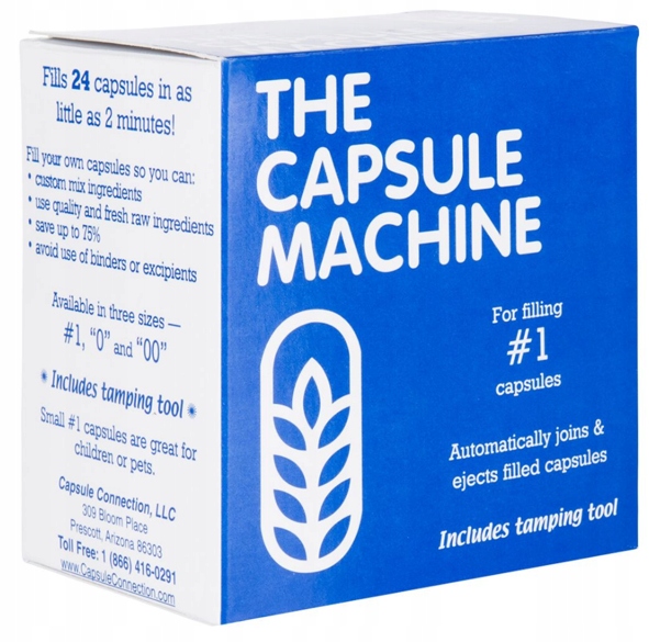 The Capsule Machine Kapsułkarka do napełniania kapsułek rozmiar 1