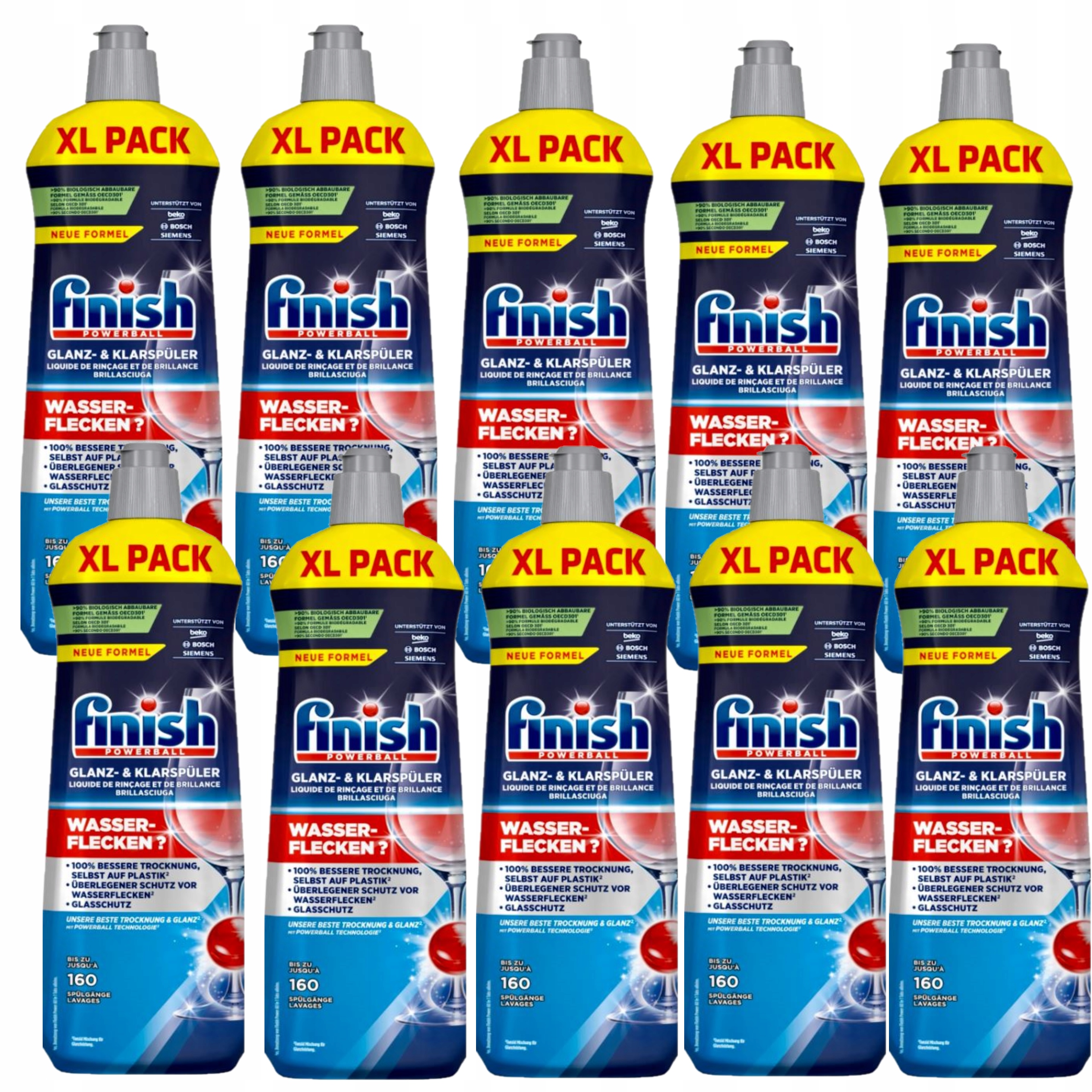 Levně Finish Leštidlo do myčky XL 800ml 10 Ks