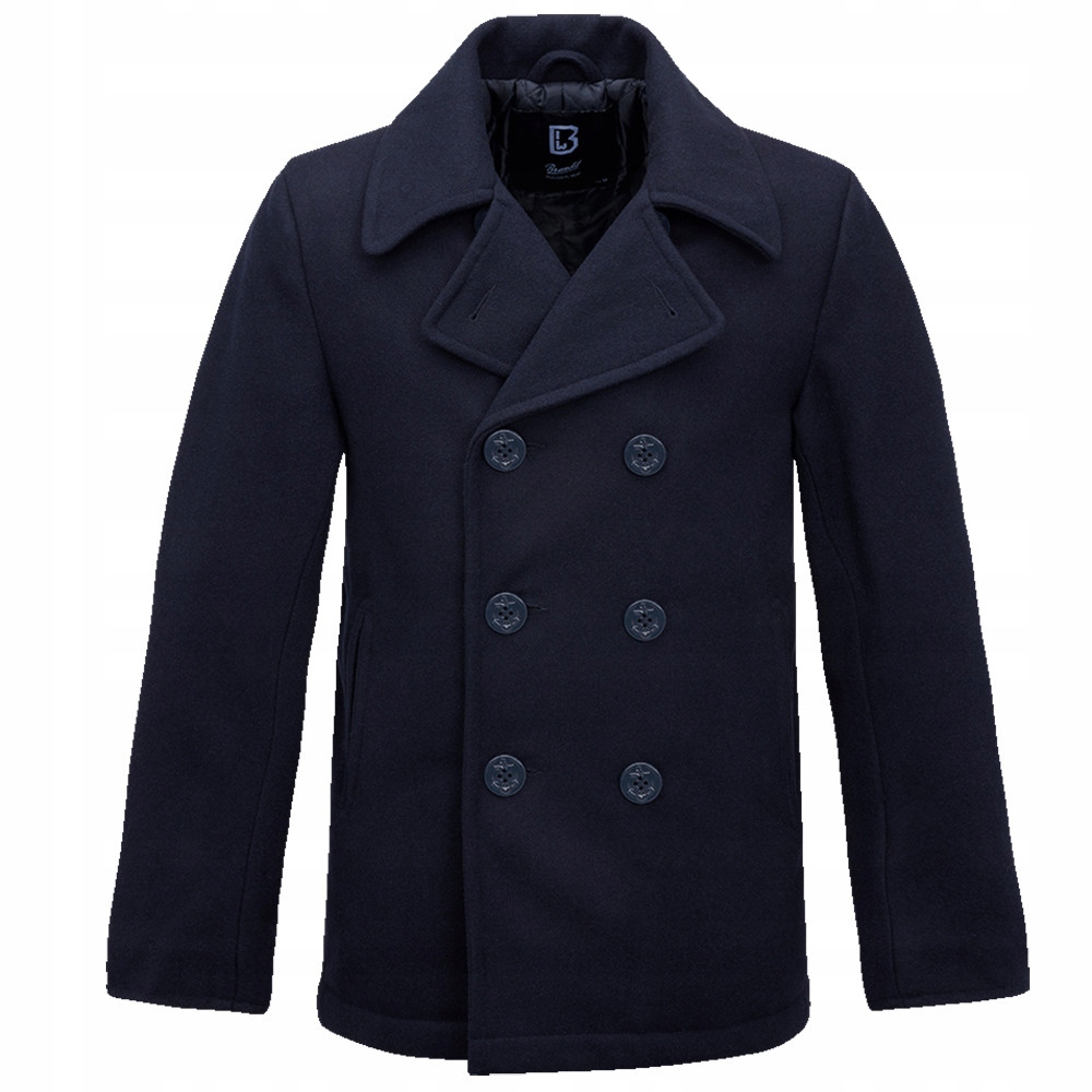 Brandit kabát pánský 3109.8 Pea Coat 6XL tmavě modrá