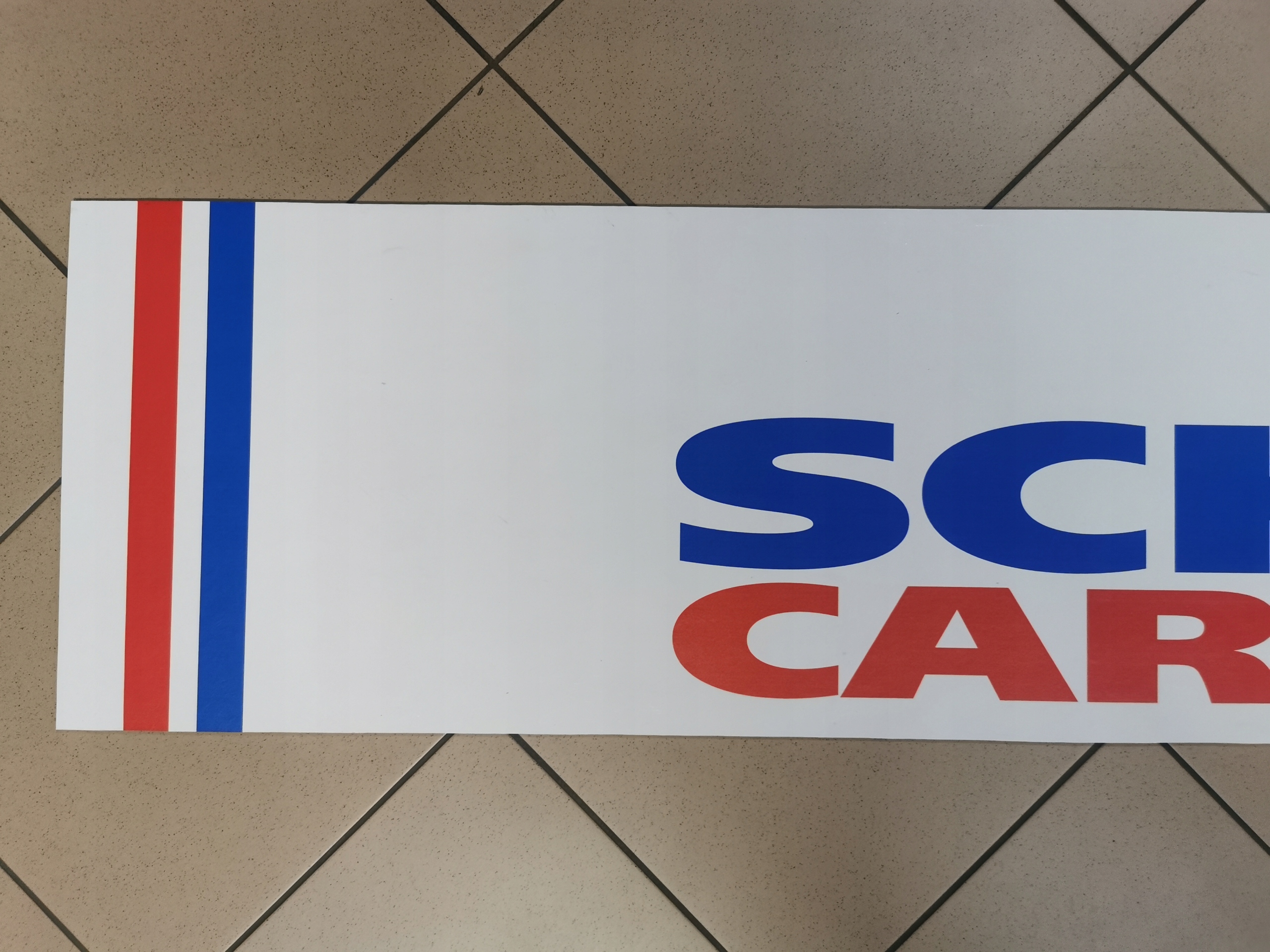 Chlapacz fartuch naczepy przyczepy SCHMITZ bialy Installation side Rear