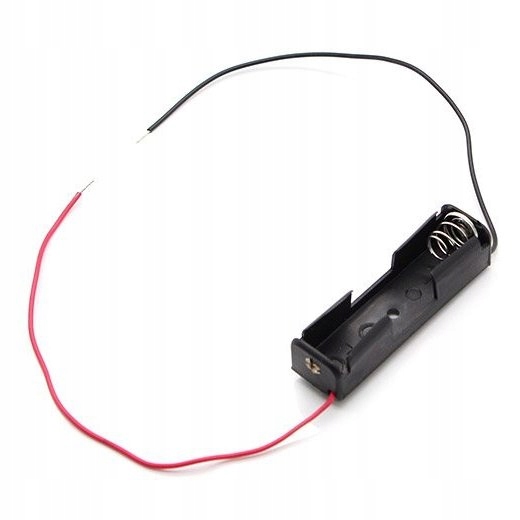 Koszyk Baterii 1x Aa R6 z kablami