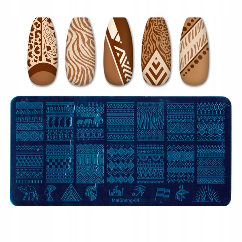 

Blaszka do stempli ze wzorkami MaiSheng-84