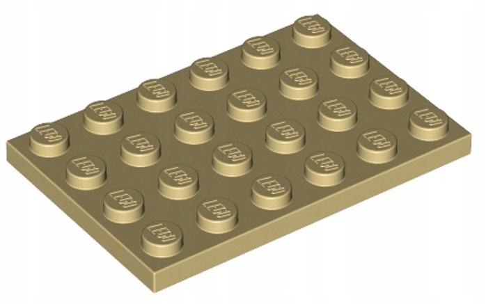 

Lego Płytka 4x6 Beżowa/Tan (3032/4114001) 1szt