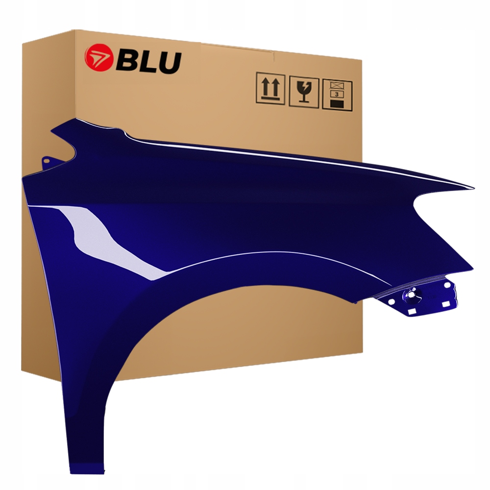 Blu Blatník Vw Polo 6R V 5 LD5Q pravý modrý 09-17 přední pozink