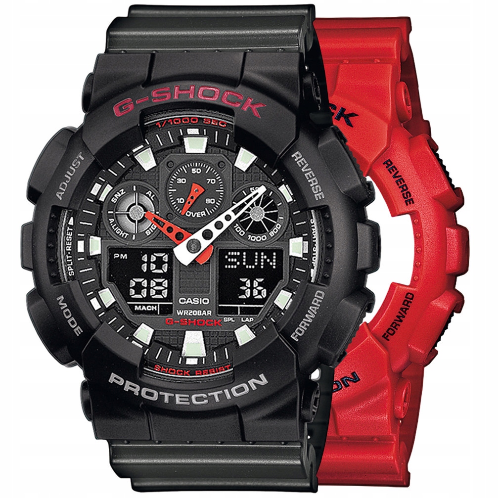 Sada G-shock GA-100B-4AER Černá