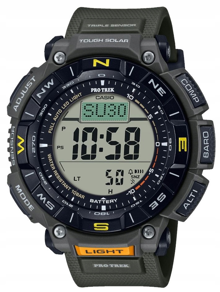 Multifunkční sportovní pánské hodinky Casio ProTrek PRG-340 Záruční doba 3+3L Zibi