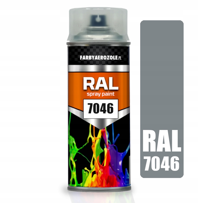 Lakier Akrylowy Spray Ral 7046 Telegrey 2 400ml Szary Półmat