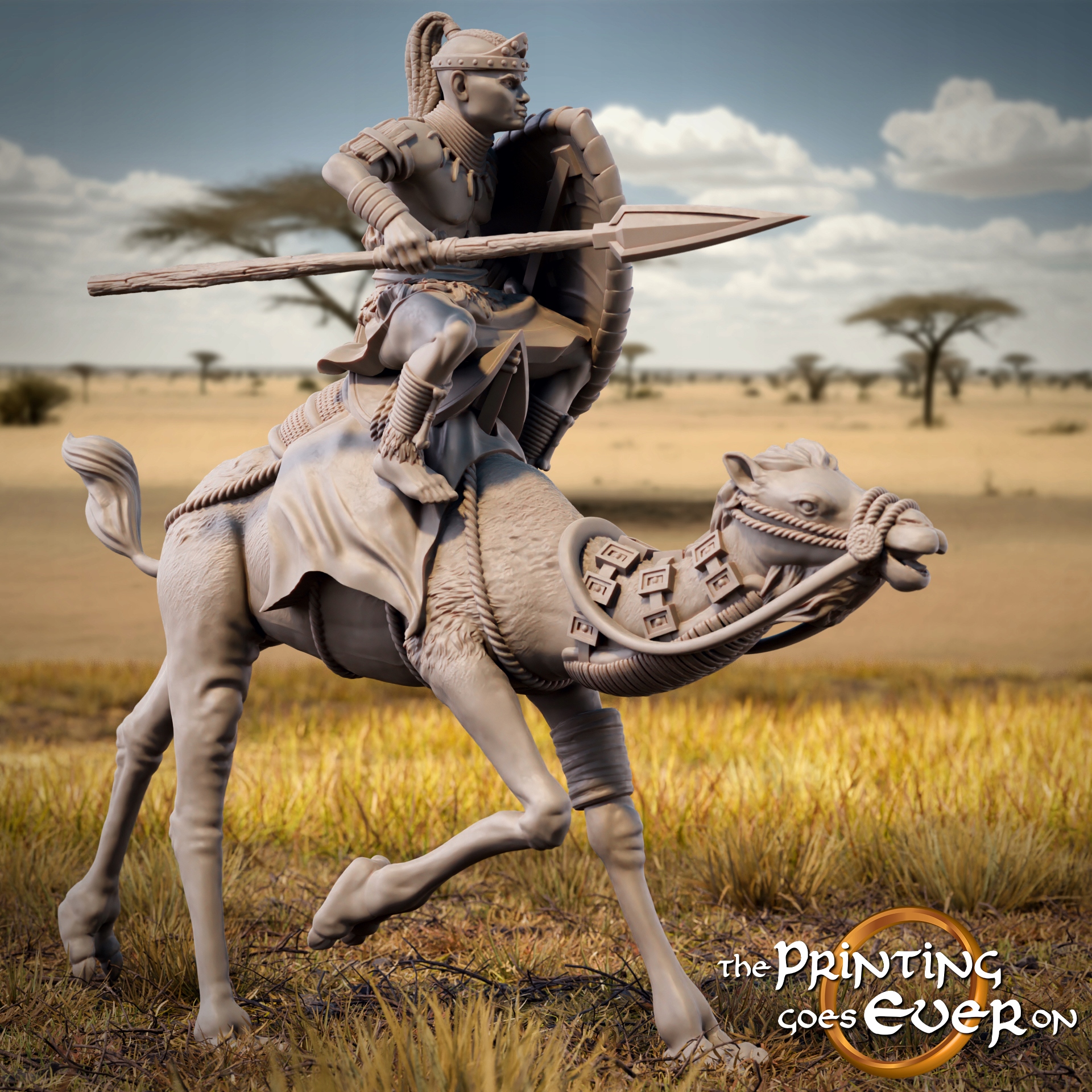 Tribal Camel Rider Model A The Printing Goes Ever