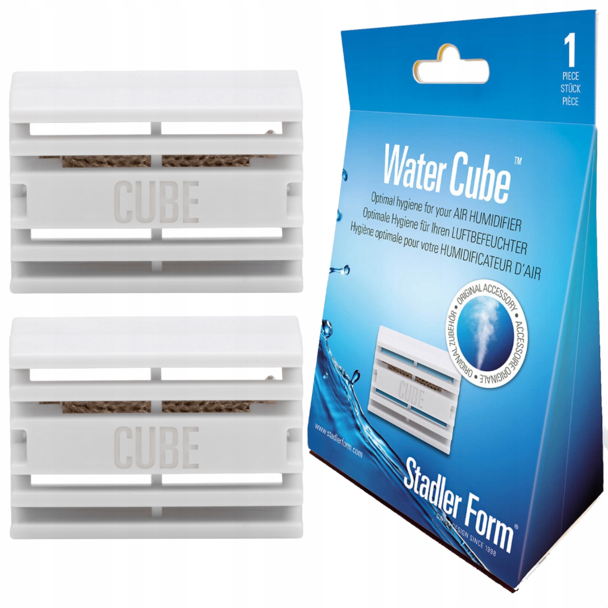 Oryginalna Kostka uzdatniająca wodę (2 szt.) do nawilżaczy Stadler Form